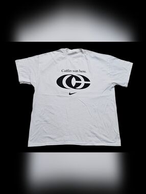 Caitlin Clark Nike "Caitlin Was Here" Logo T-Shirt SGA Indiana Fever 8/26/25 XL